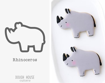 Rhinoceros Cookie Cutter