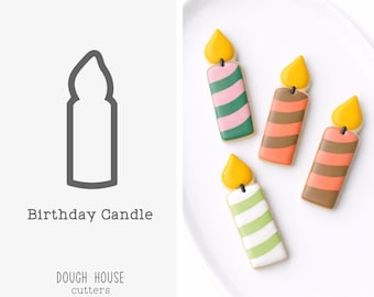 Birthday Candle Cookie Cutter