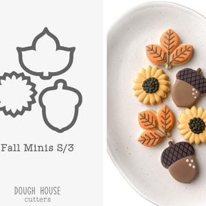 Fall Minis S/3 Cookie Cutters