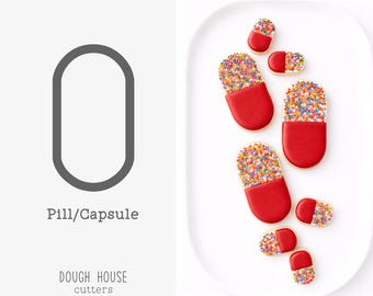 Pill/Capsule Cookie Cutter