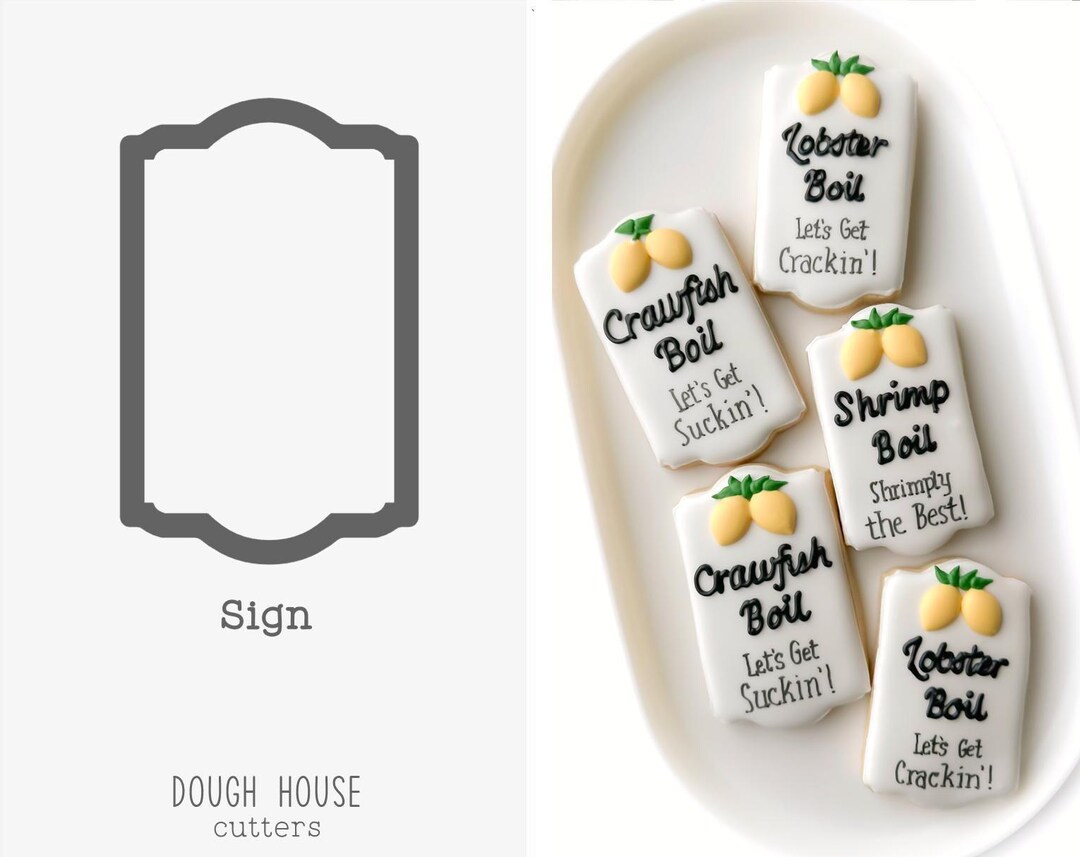 Sign Cookie Cutter - Etsy