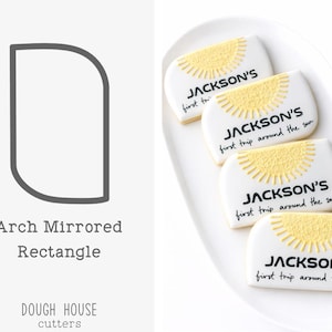 Arch Mirrored Rectangle Cookie Cutter