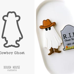 Cowboy Ghost Cookie Cutter