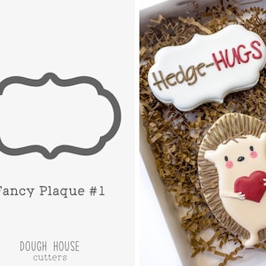 Fancy Plaque #1 Cookie Cutter