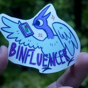 BINFLUENCER Vinyl Bin Chicken Ibis Sticker