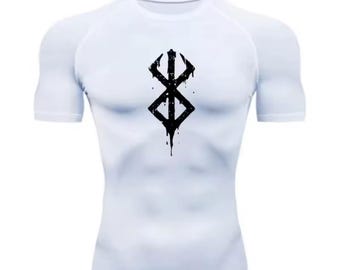 Berserk Anime Compression Shirt: Men's Gym Sports Top