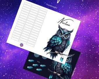 Nactua A5 folding card