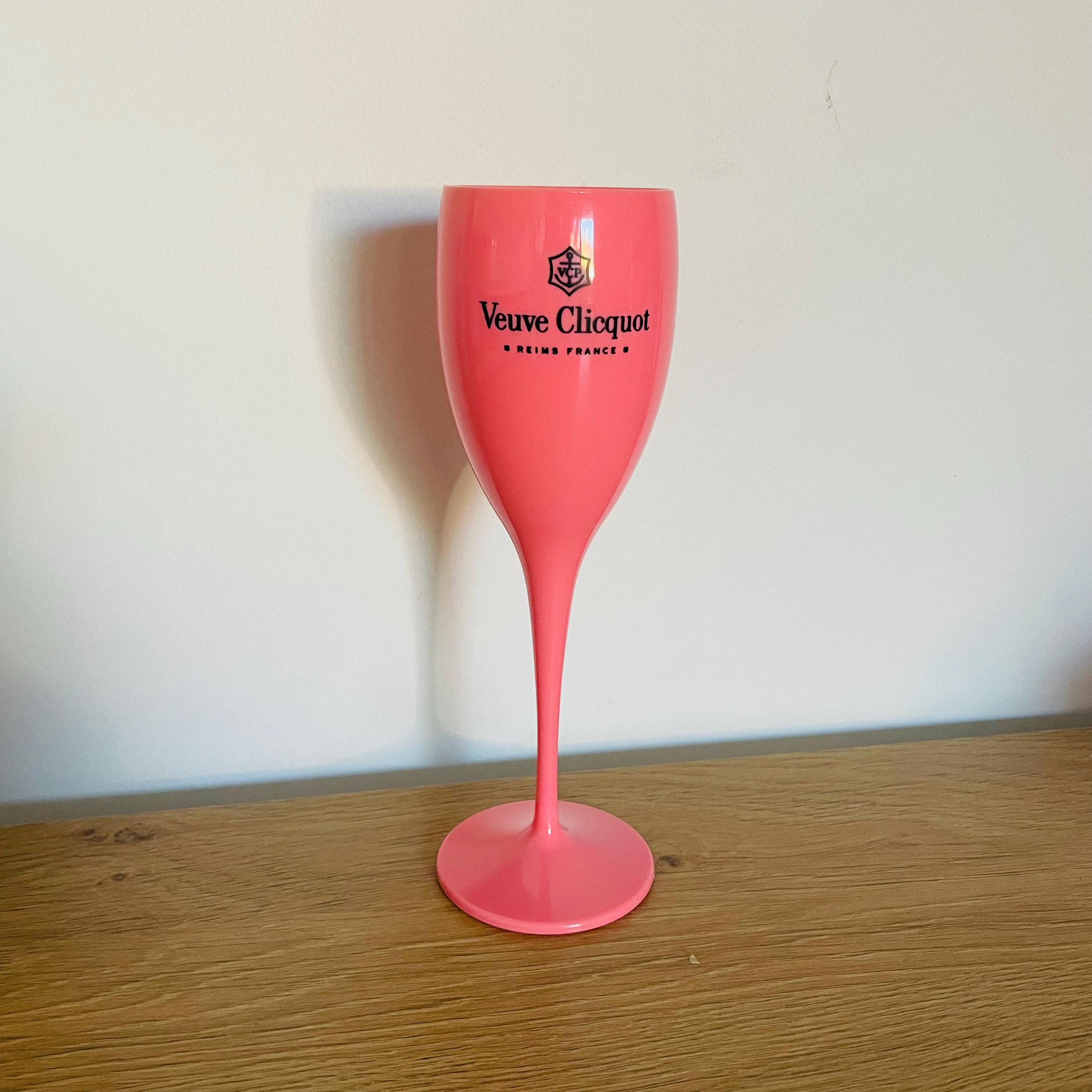 Orange Veuve Champagne Flutes Plastic - Etsy display picture 1