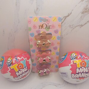 Toy Mini Brand 2 Pack /Little Girl Hair Clip Valentine&#39;s Day Gift