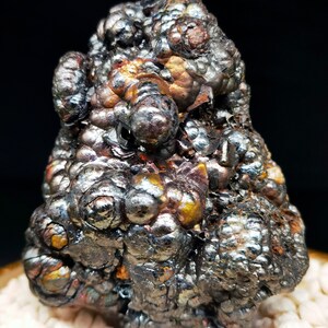 17) Top Premium Stone-like Turgite ,Iridescent Goethite ,100% natural ,Mineral Specimens , Hematite(326g)