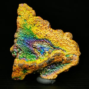 3) Top Premium Golden turgite ,Iridescent Goethite ,100% natural ,Mineral Specimens , Hematite 33g