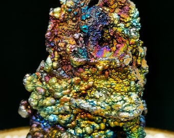 126)Top Premium Rainbow Color Iridescent Goethite (74g)