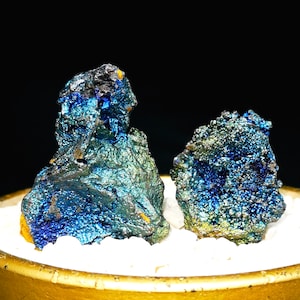 83) Top Premium Blue-Yellow Turgite ,Iridescent Goethite (55g)