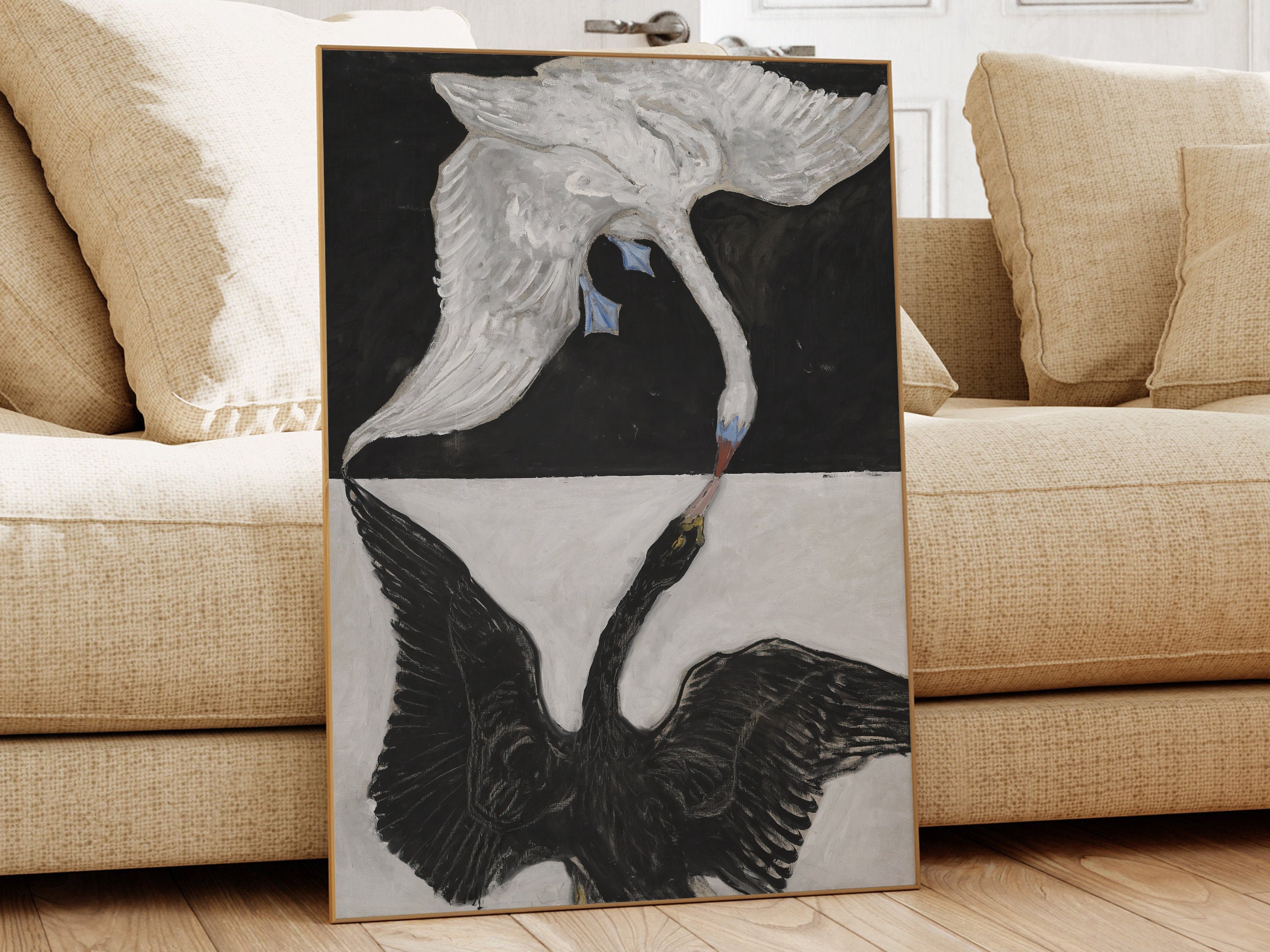 Hilma af Klint - The Swan - Museum Quality Vintage Print (Digital Download)
