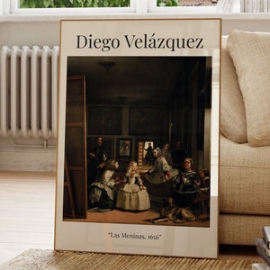 Las Meninas Art Print by Diego Velázquez (Digital Download)