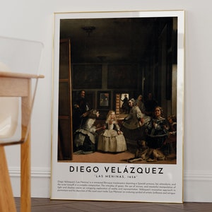 Las Meninas Art Print by Diego Velazquez (Digital Download)