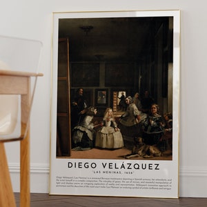 Las Meninas (The Maids of Honor), Velazquez, Painting Reproduction 1052