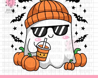 Cute Ghost Png, Halloween png, Ghost Halloween Png, coffee png, bougie png, bougie Ghost Png, Halloween shirt design, Halloween 2024 Png