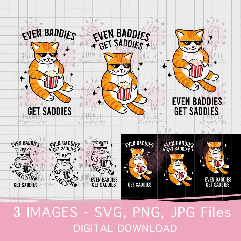 Even Baddies Get Saddies svg shirt , Funny Cat Meme PNG, thug life cat svg, ,Funny Gifts Her, Funny Cat Christmas svg, Cat Lover Shirt , Even Baddies Get Saddies Cat Meme, Cat Mom Shirt, Gift For Cat Owner, Trendy Funny Shirt, Retro Christmas svg png