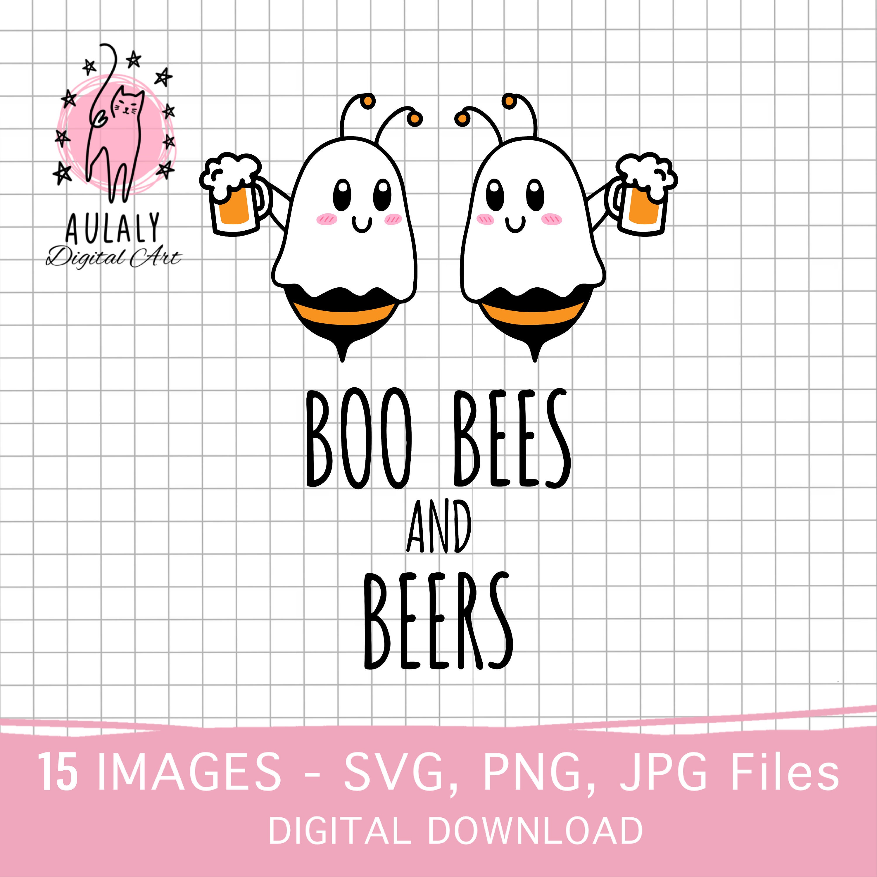 Boo Bees and Beers Svg, Boo Bees and Beers PNG, Ghost Bee Svg, Boo Bee shirts, Boo Bee Halloween, Funny Halloween, Spooky Season Shirt