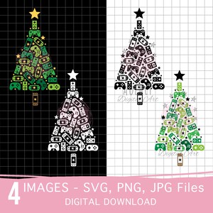 Christmas Game Controller SVG Bundle, Christmas Joysticks SVG, Funny Gamer Christmas SVG, Christmas Tree Gamer Svg, Game Controller Assemble Tree Svg, X-mas Tree Gaming Lover Svg, Game Controller Tree SVG Png, Game Christmas Tree, Christmas Game svg