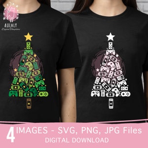 Christmas Game Controller SVG Bundle, Christmas Joysticks SVG, Funny Gamer Christmas SVG, Christmas Tree Gamer Svg, Game Controller Assemble Tree Svg, X-mas Tree Gaming Lover Svg, Game Controller Tree SVG Png, Game Christmas Tree, Christmas Game svg