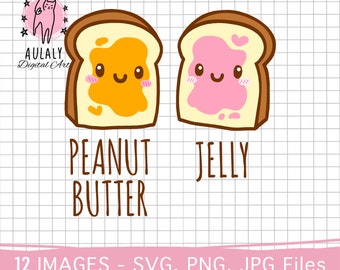 Peanut butter and Jelly SVG, Peanut butter and Jelly shirts, Best friend, Matching Shirts, Peanut butter and Jelly PNG, l Personal Use