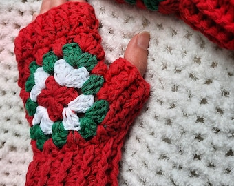 Gants d'hiver crochet