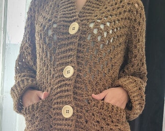 Cardigan au crochet