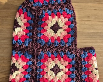 Granny Square Balaclava Hood – Handmade crochet