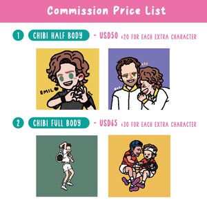 Drawing Commissions | Cartoon Style (Digital file)