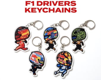 F1 Drivers Keychain (2024 ver.)