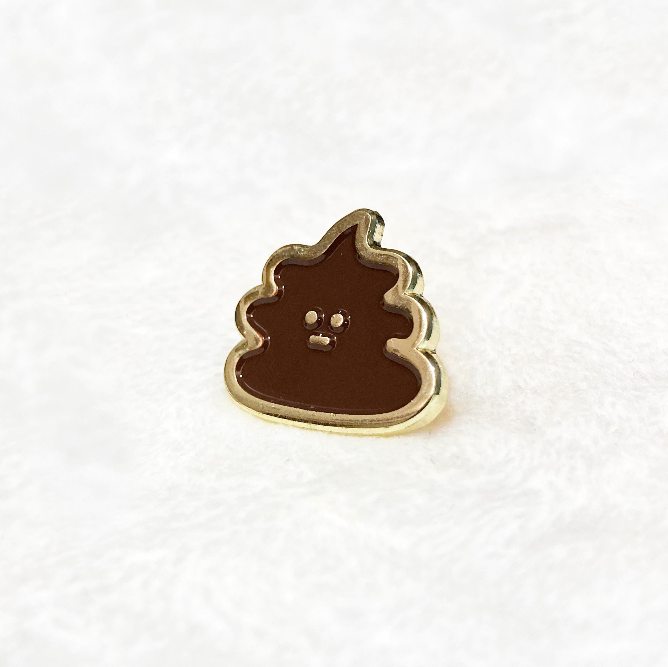 Poop pin - Etsy México, image size:2277x2272