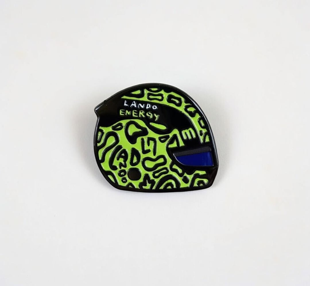 LN4 Lando Norris Helmet (2024ver.) | Enamel Pin - Etsy