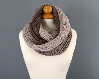 Infinity Whirl Crochet Cowl Pattern: Easy Beginner Scarf (PDF Pattern ...