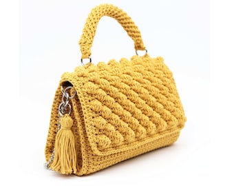 Areti Clutch Bag Crochet Pattern, Beginners PDF