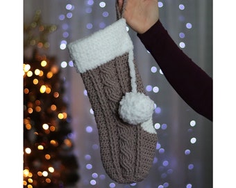 Crochet Christmas Patterns, Christmas Stocking, Christmas Ornament, Christmas Pattern, Christmas Gift, Easy Crochet Pattern, Christmas Deco