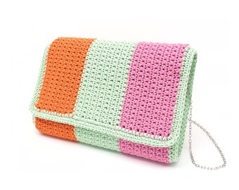 Ariadne Crochet Clutch Bag Pattern, Summer Purse (PDF Pattern)