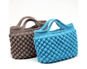 Patrón de bolso de ganchillo, bolso de verano de ganchillo, bolso de playa de ganchillo, bolso tote de ganchillo, patrón de ganchillo, bolso de mano de ganchillo, bolso de hombro de ganchillo, monedero