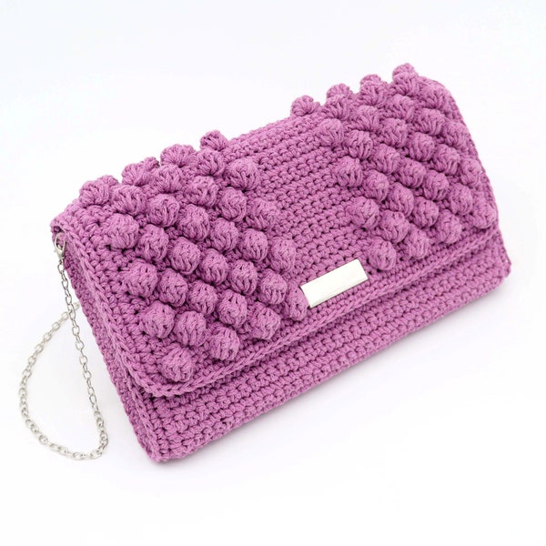 Crochet Bag Pattern, Shoulder Bag Crochet Pattern, Crochet Clutch Bag, Crochet Purse, Crochet Summer Bag, Crochet Clutch Purse Pattern, Boho