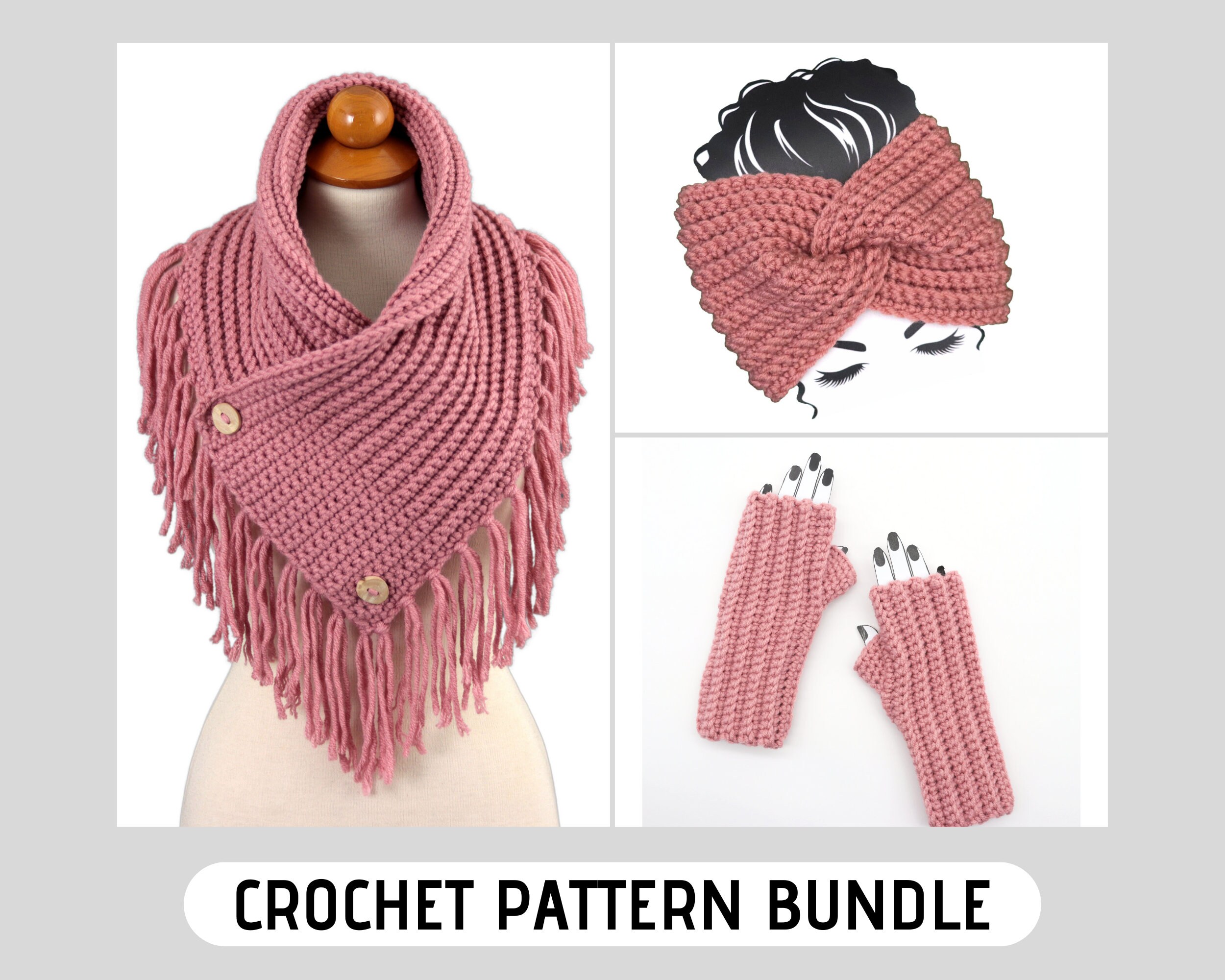 Ensemble Bonnet Et écharpe En Polaire Fantaisie - Fait Main En France, Bleu, Taille Unique