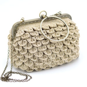 Crochet Bag Pattern, Crochet Clutch Bag, Calliope Clutch Bag, Crochet Purse Pattern, Crochet Clutch Purse, Evening Bag, Crochet Bag Tote