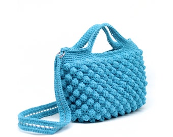 ★TOUT Y EST★ TSW Wavy Crochet Bag Sky Blue SWBGCC001SL sddefault.jpg
