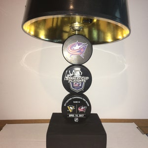 Hockey Puck Lamp
