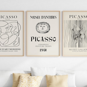 Picasso Exhibition Prints: Gallery Wall Art Set (Digital Download)