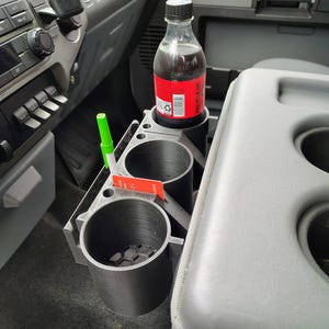 3x Cup Holder - HEADREST MODIFICATION - 2011-2026 Ford F150/F250/F350/F450 Superduty
