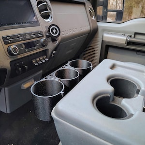 3x Cup Holder | REPLACES HEADREST | 2011-2026 Ford F150/F250/F350/F450 Superduty