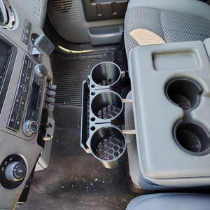 3x Cup Holder - FULL HEADREST REPLACEMENT- 2011-2026 Ford F150/F250/F350/F450 Superduty