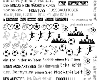 PDF Kerzentattoo "Fussball"