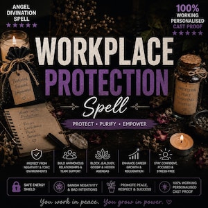 Workplace Protection Spell | Protection From Office Negativity, Jealous Coworkers & Workplace Conflict |Office Harmony| Same Day Cast